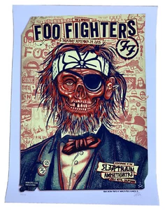 FOO FIGHTERS Chula Vista 2015 💀 Concert Poster #’d 260/375 By Zoltron - Picture 1 of 5