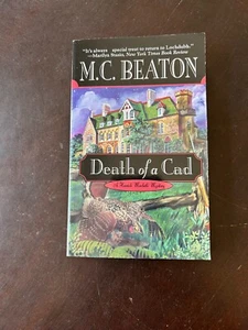 Death of a Cad by M.C. Beaton Hamish Macbeth Mystery 1987 Paperback - Picture 1 of 3