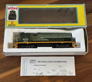 Atlas HO C425 n. 8040 British Columbia Railway Locomotive Road #805 *LEGGI PLS* - Foto 1 di 6