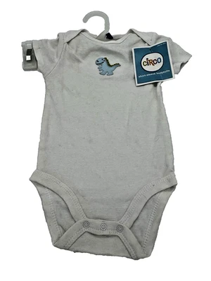 Body Circo Bebé Manga Corta Tema Dinosaurio 6-9M 2008 Objetivo Nuevo con Etiquetas Foto 1 de 4