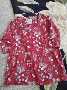 Mantaray Gorgeous Pure Cotton Longer Length Top Size 22 - Picture 1 of 3
