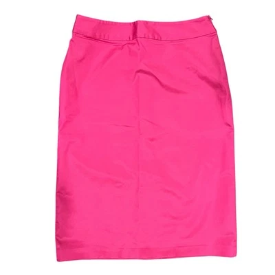 Falda Lápiz Banana Republic 6 Rosa Caliente Barbiecore Elastizada Brillante Elegante Foto 1 de 4