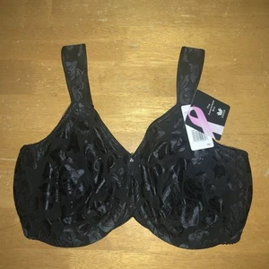 Nuevo Sujetador Wacoal 85567 Figura Completa Con Aros Conciencia 38H Negro Nuevo con Etiquetas - Imagen 1 de 2