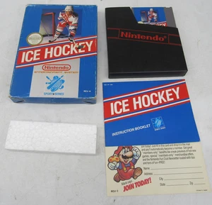 Ice Hockey (Nintendo NES) Completo En Caja - PROBADO - Auténtico - Limpio - ENVÍO RÁPIDO - Imagen 1 de 13
