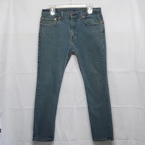 Pantalones de mezclilla elásticos de pierna recta azul Levis para hombre 34x30 (ajuste 33 X 28) - Imagen 1 de 19