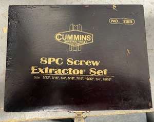 Juego de extractores de tornillos Cummins 6 piezas - 5313 - Imagen 1 de 2