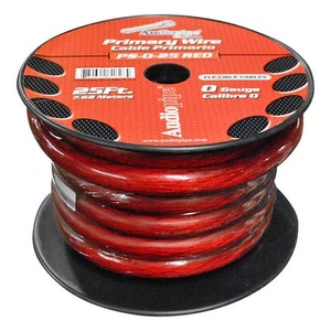 Audiopipe Power Cable 0-Gauge 25 Foot Spool - Red - Picture 1 of 1