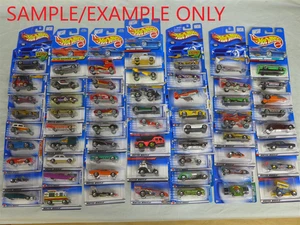 Lote de 60 diferentes NUEVOS surtidos/mezclados Hot Wheels 1996-2003 caja misteriosa/bolsa de agarre - Imagen 1 de 6