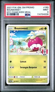 Pokemon Bounsweet 180/SM-P KFC Kentucky Fried Chicken Promo Card PSA 9 - Picture 1 of 3