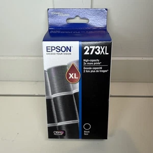 Genuine Epson 273XL T273XL120-S High Capacity Black Ink Cartridge NEW - Picture 1 of 6