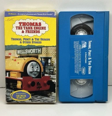 Thomas the Tank Engine & Friends Percy & The Dragon VHS Video Blue Tape HTF Rare - Image 1 of 4