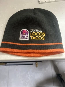 Taco Bell Hat Promo Doritos Locos Tacos Beanie Hat Winter - Picture 1 of 3