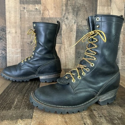 Whites Hathorn Explorer H7806 Logger Packer Plain Toe Work Boots Mens 10.5 D - Image 1 of 4