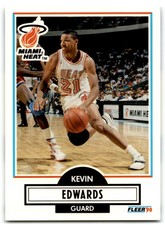 1990-91 Fleer Kevin Edwards Miami Heat #99