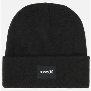 Hurley Seaward Logo Cuffed Knit Beanie Mütze Black II - Bild 1 von 10