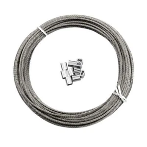 50 feet 5/64 inch (2mm) 316 Stainless Steel Rope Wire Marine Decking Railing - Picture 1 of 5