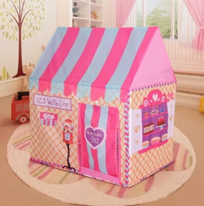 Kids Castle Play Tent Gift Girl Play House Large Indoor/outdoor Pop Up Folds Toy - Picture 1 of 11