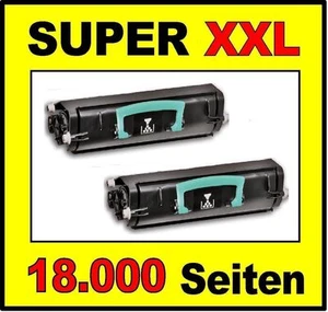 2 X Toner Pour Lexmark E360 E360d E360dn E460 E460dn E460dw/E360H11E Cartouche - Bild 1 von 1