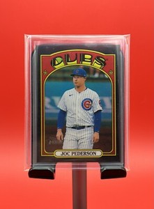 2021 Topps Heritage Black Chrome Refractor Joc Pederson #576 11/72 Chicago Cubs
