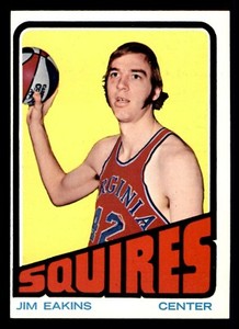 1972 Topps Basketball #213 Jim Eakins EX/MT *d9