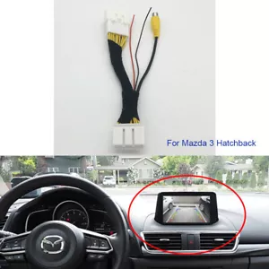 Rear View Camera Adapter RCA Connector Wire Harness Cable for Mazda 3 Hatchback - Picture 1 of 7