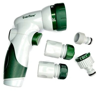 6 Function Spray Gun Garden Hose Pipe Watering Hosepipe  / 6 Settings CAR WASH  - Image 1 of 4