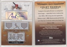 2009 Topps Sterling Career Chronicles Relics Five /10 Colby Rasmus #5SCA-28 Auto