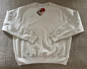 NEW Champion Sweatshirt 2XL Reverse Weave Class Crew Light Gray with Tags Soft - Picture 1 of 13