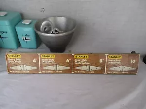 ferramenta espositore da appendere vintage STANLEY - GENERAL STORE pubblicità metallo - Foto 1 di 6