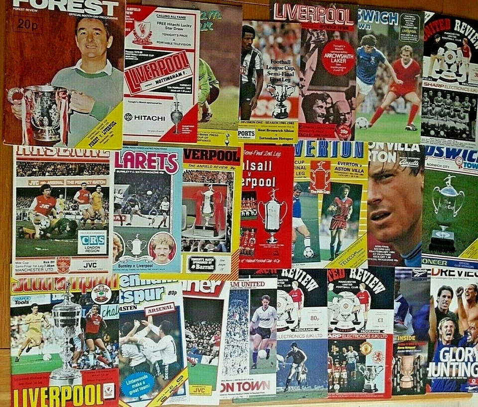 FOOTBALL LEAGUE CUP SEMI FINAL PROGRAMMES 1970 TO 2003 ~ YOU CHOOSE WHICH ONES - Image 1 of 1