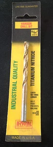 HANSON DRILL BIT 15/64" Titanium Nitride Coated IRWIN 63915 INDUSTRIAL QUALITY  - Picture 1 of 2