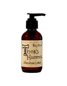 Bay Rum Aftershave Balm, Thor's Hammer Bay Rum Balm, Natural & Handmade, 4 oz - Picture 1 of 2