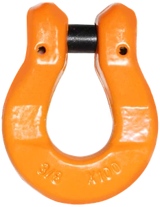 3/8 Omega Link Chain Attachment Point Grade 100 Forged Alloy 8,800 lbs - Picture 1 of 2