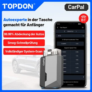 TOPDON Carpal-E OBD2 Diagnosegerä Tool Scanner Alle System Bluetooth Auto VIN - Bild 1 von 9