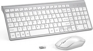 Teclado y ratón inalámbricos combinación inalámbrica de 2,4 teclado numérico - Afbeelding 1 van 12