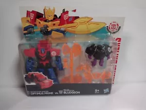 Figura de acción Transformers Robots in Disguise Mini-Con Optimus Prime Vs Bludgeon - Imagen 1 de 2