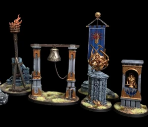 Realmscape Set Obiettivi Warhammer Age of Sigmar Terreno Giochi Officina Dipinto - Foto 1 di 5