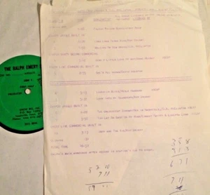 RADIO SHOW: RALPH EMERY SHOW 8/15/73 ROY DRUSKY & O.B. McCLINTON CO-HOSTS - Picture 1 of 1