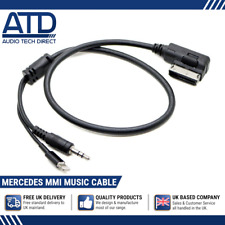 Music Interface AUX Cable 8Pin Charging MMI Plug for iPOD iPhone Mercedes-Benz