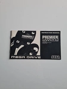 Sega Mega Drive Game Premier Manager - SOLO manual - Imagen 1 de 2