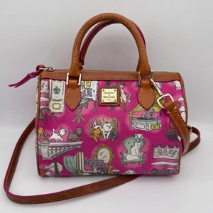 Dooney Bourke Aristocrats Disney Parks Umhängetasche mit Riemen 90er Film rosa selten - Bild 1 von 24