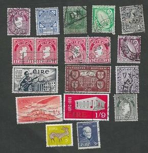 Ireland - Sixteen different used stamps - Picture 1 of 1