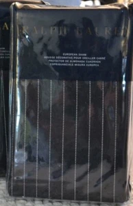 RALPH LAUREN SEVILLA PIN STREIFEN EURO SHAM (1) ~ SCHWARZ/WEISS - Bild 1 von 4