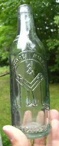 YETTER & MOORE, RIVERHEAD, N.Y. 8 oz, soda bottle. embossed logo - Picture 1 of 5