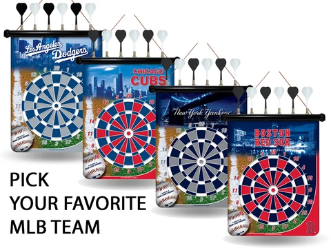 MLB Teams - Officially Licensed Magnetic Dart Board Cover