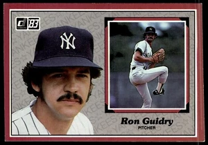 1983 Donruss Action All-Stars Oversized Ron Guidry New York Yankees #15 - Picture 1 of 2