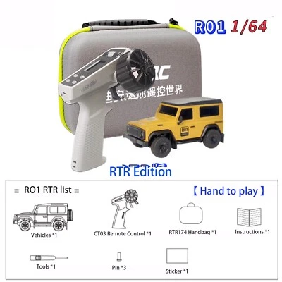 1/64 LDARC R01 Remote Control Climbing Vehicle 2WD Climbing Vehicle Toy NEWDbzH5 - Image 1 of 4
