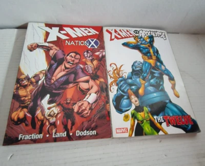Cómics de bolsillo de X-Men Nation X: Book 1 y X-Men vs Apocalypse Vol 1: The Twelve Foto 1 de 4