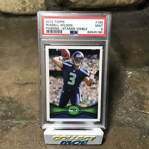 Russell Wilson Rookie Card 2012 Topps #165 PSA 9 passaggi - supporti visibili - Foto 1 di 3