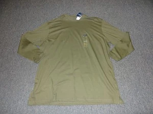 CAMISETA PARA HOMBRE TALLA 3XL VERDE OLIVA MANGA LARGA **NUEVA CON ETIQUETAS** HARBOR BAY INFORMAL HOMBRE X - Imagen 1 de 3